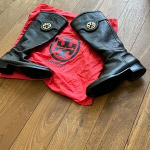 Tory Burch Black Heeled Boots